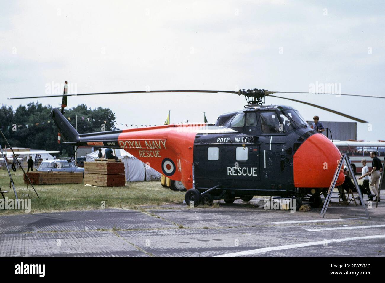 A WESTLAND WS-55 WHIRLWIND HAS.7 at the Biggin Hill Air Fair 1970 Stock Photo