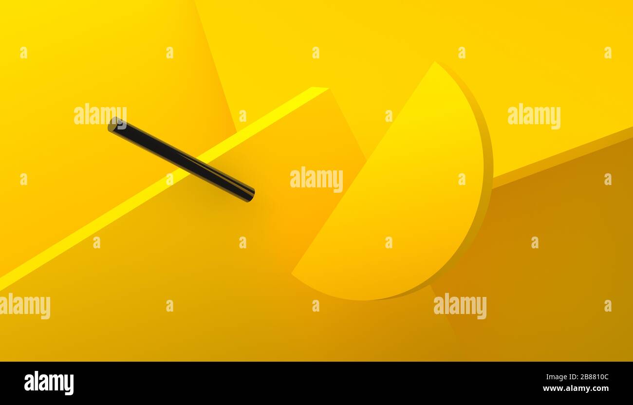 Abstract 3d render, background with geometric shapes, modern graphic ...