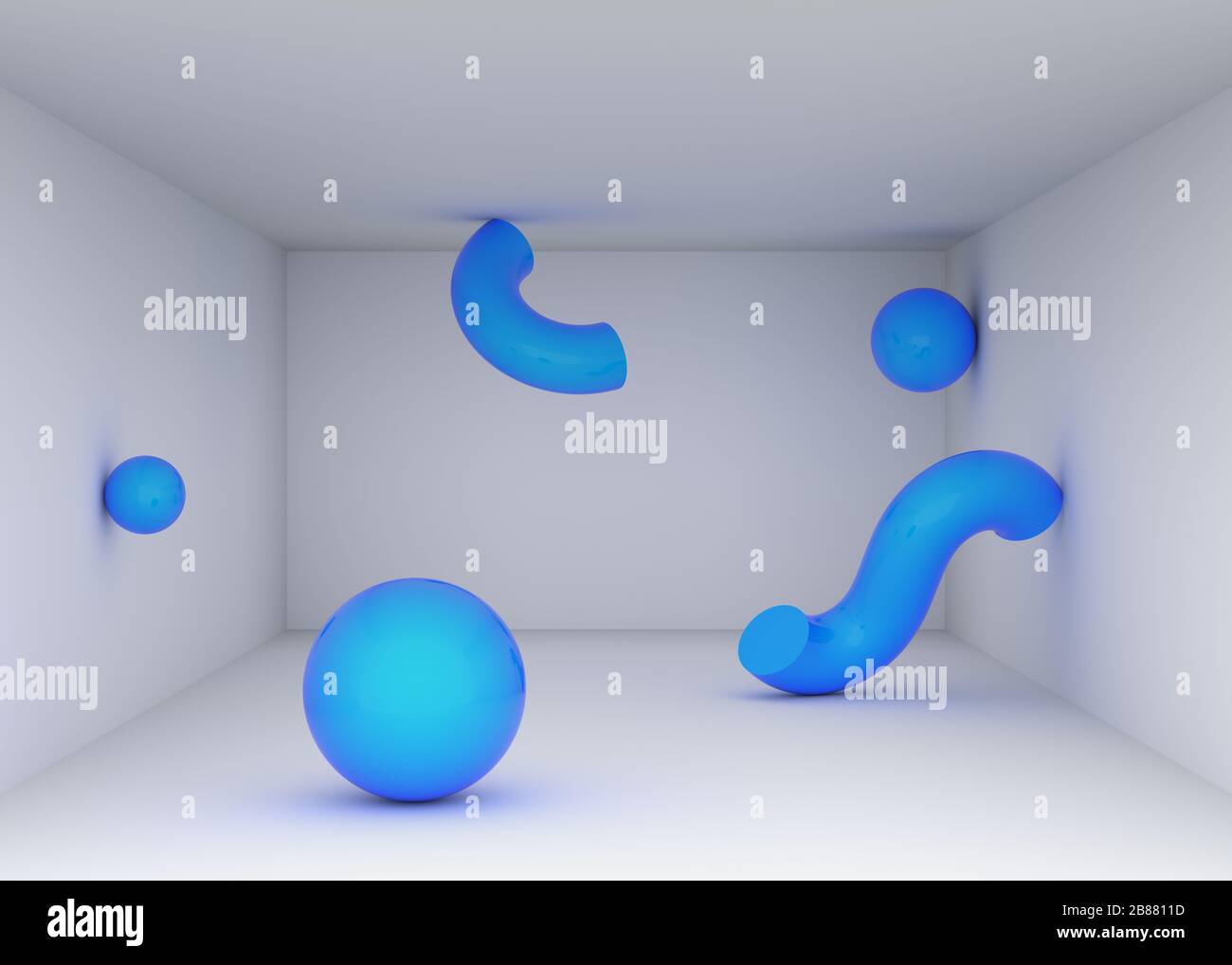 Abstract 3d render, minimalistic background, modern graphic design ...