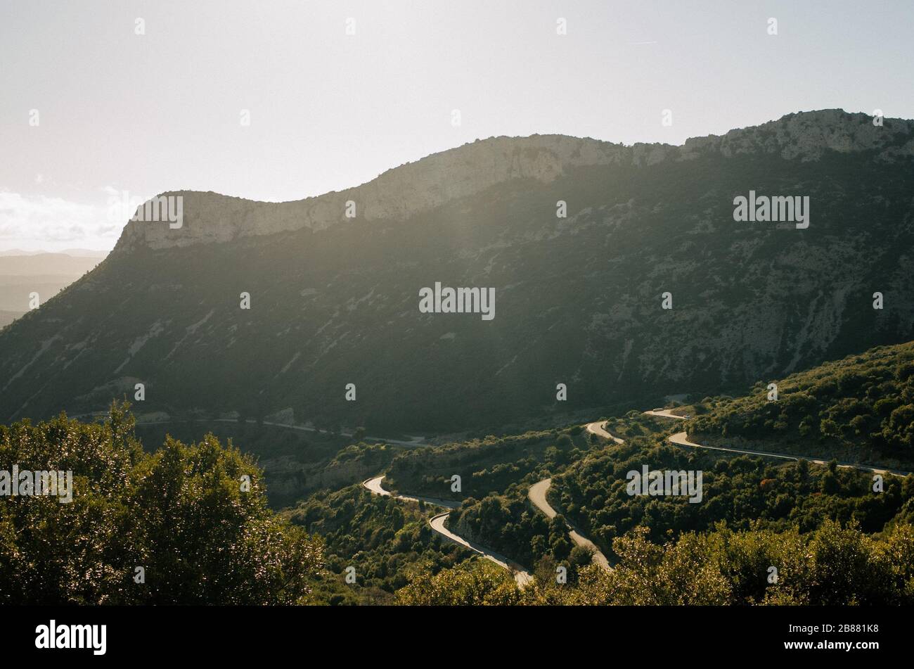 Road in mountain south france hi-res stock photography and images - Alamy