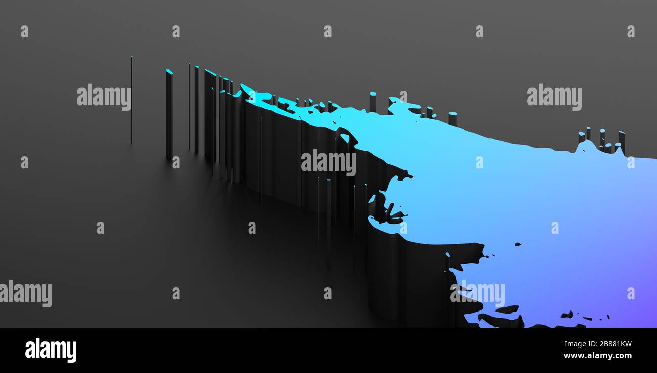 Abstract 3d render, background design, modern illustration Stock Photo ...