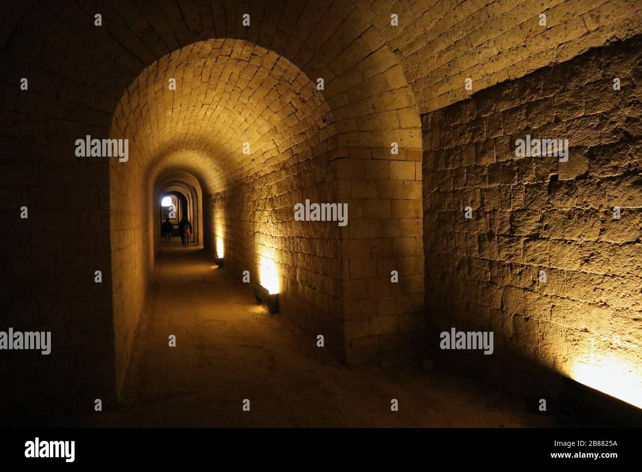 Napoli Grotta di Seiano che conduce a Villa Pollione Stock Photo Alamy