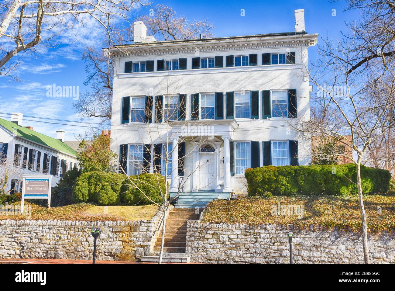 Bell House on Cameron Street, Winchester, VA, played a role in the