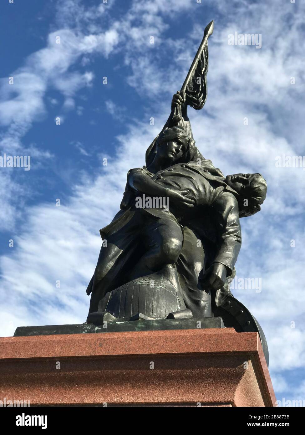 State of Pennsylvania Monument, Winchester National Monument, VA Stock