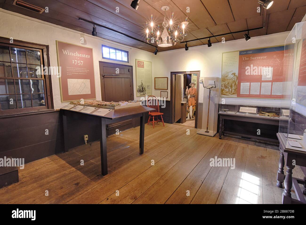George Washington’s Office Museum Stock Photo - Alamy