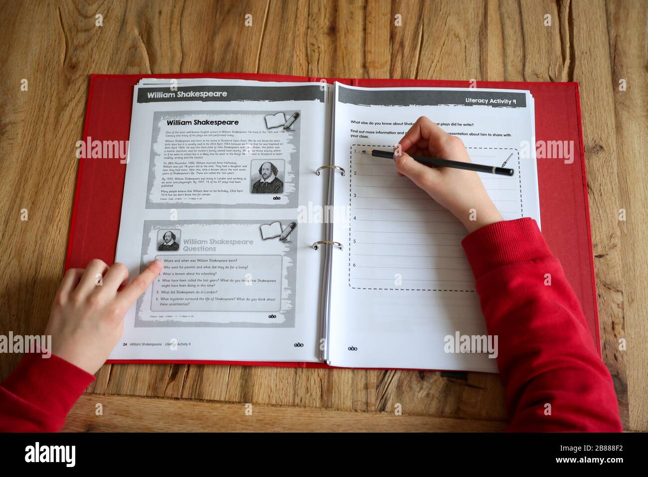 Homework folder following final day school following government announcement hires stock