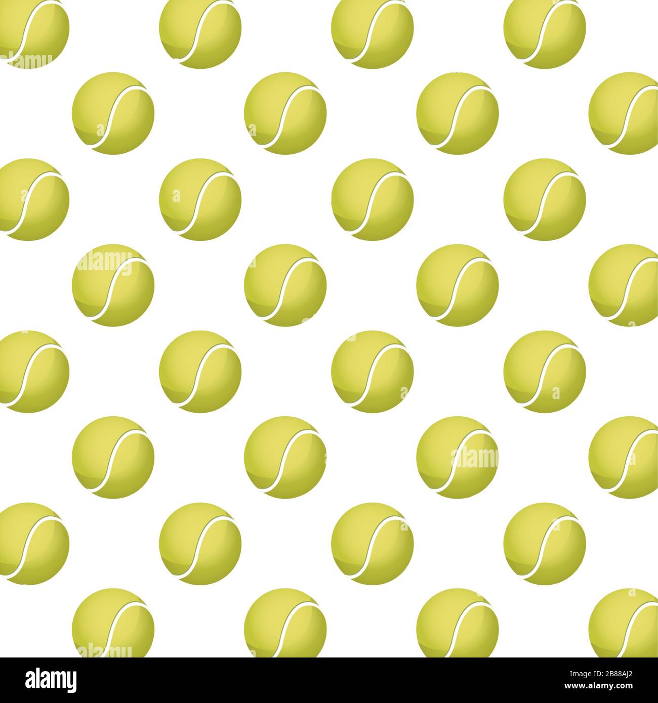 tennis balls sport equipment pattern Stock Vector Image & Art - Alamy