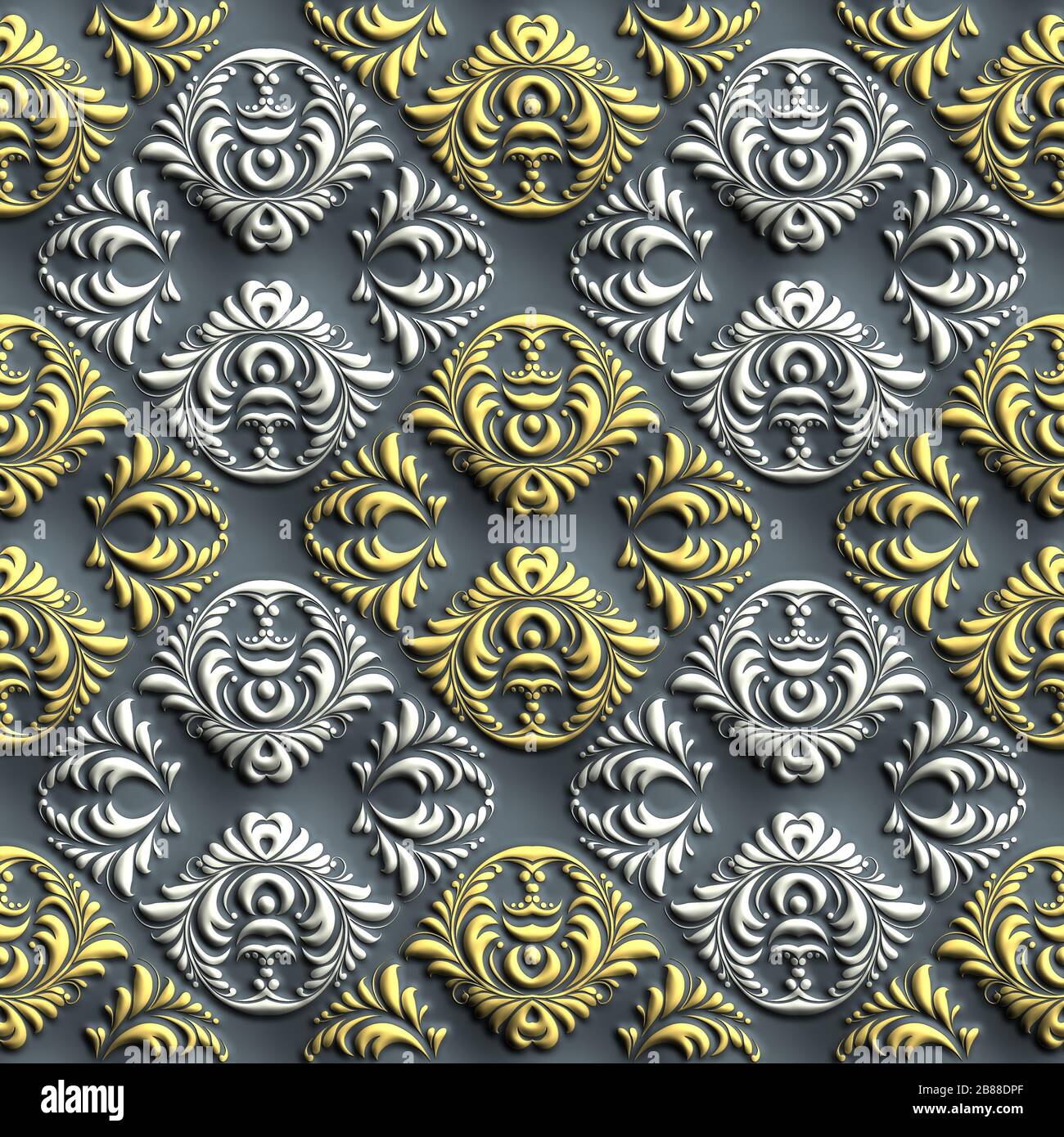 Plastic background tile with embossed abstract ornament Stock Photo - Alamy