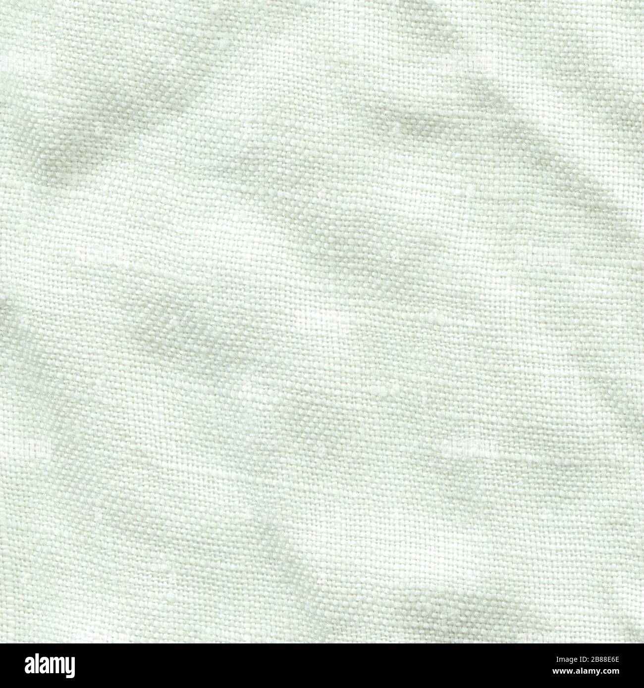 White linen canvas. White fabric texture. Natural linen white