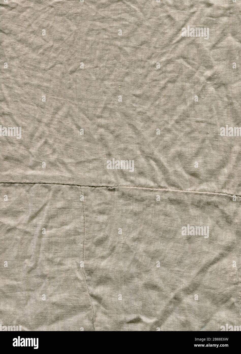 Gray linen texture for background. Canva surface texture Stock Photo