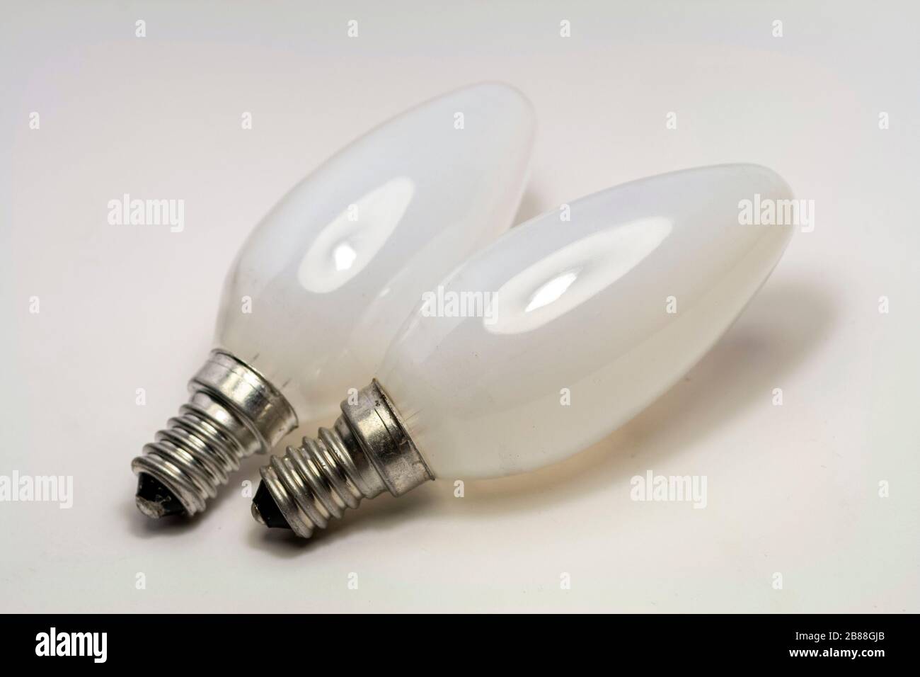 Light bulb isolated on white background Stock Photo