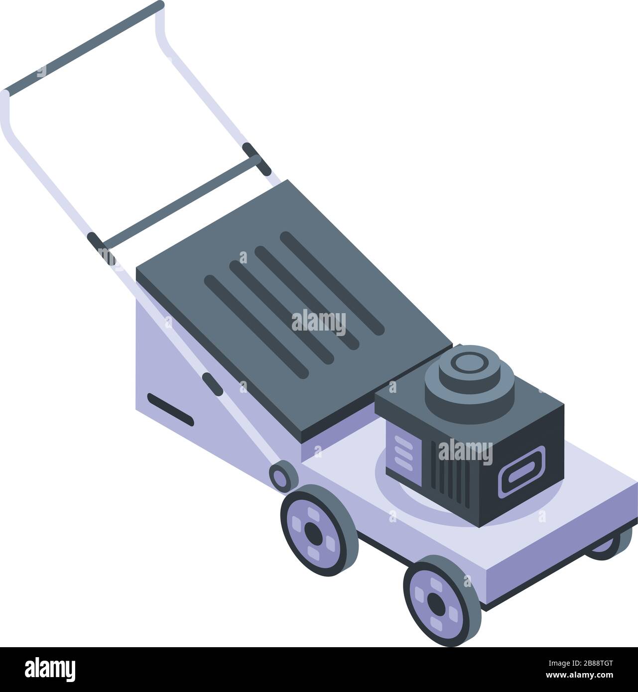 Mower lawnmower petrol Stock Vector Images - Alamy