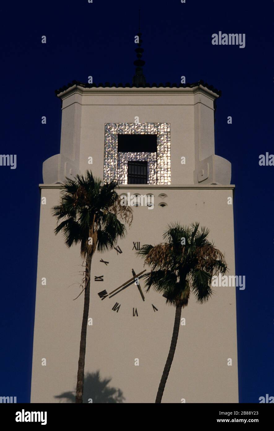 Union Station building, LAUS, Los Angeles, LA, California, USA Stock Photo