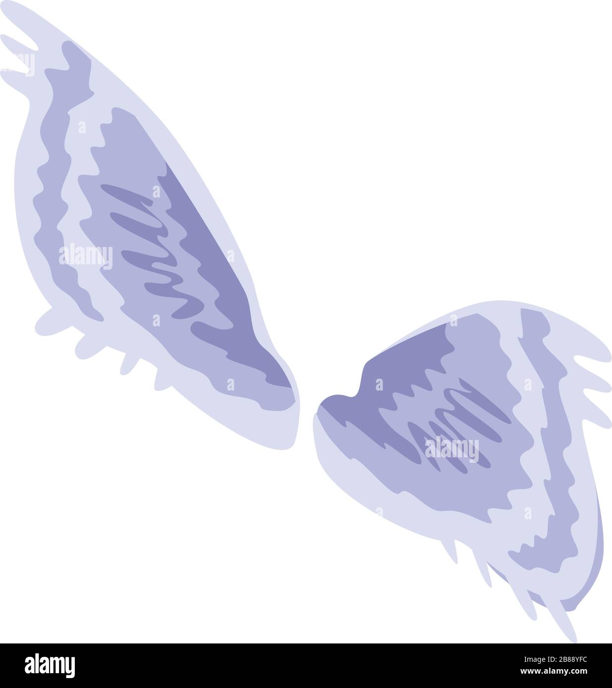 Heraldic wings icon, isometric style Stock Vector