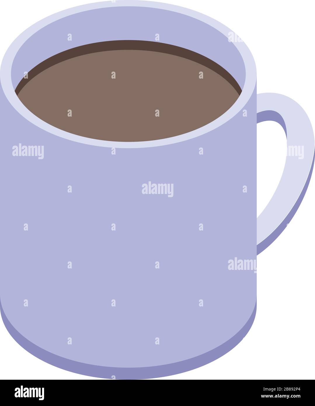 Architect tea mug icon, isometric style Stock Vector