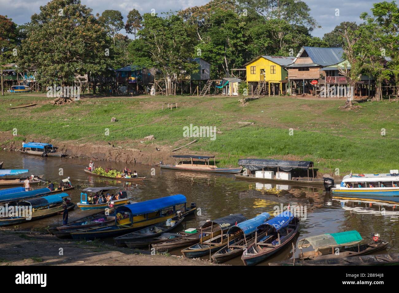 Terminal, port, Leticia Amazon, Rain Forest,Colombia South America