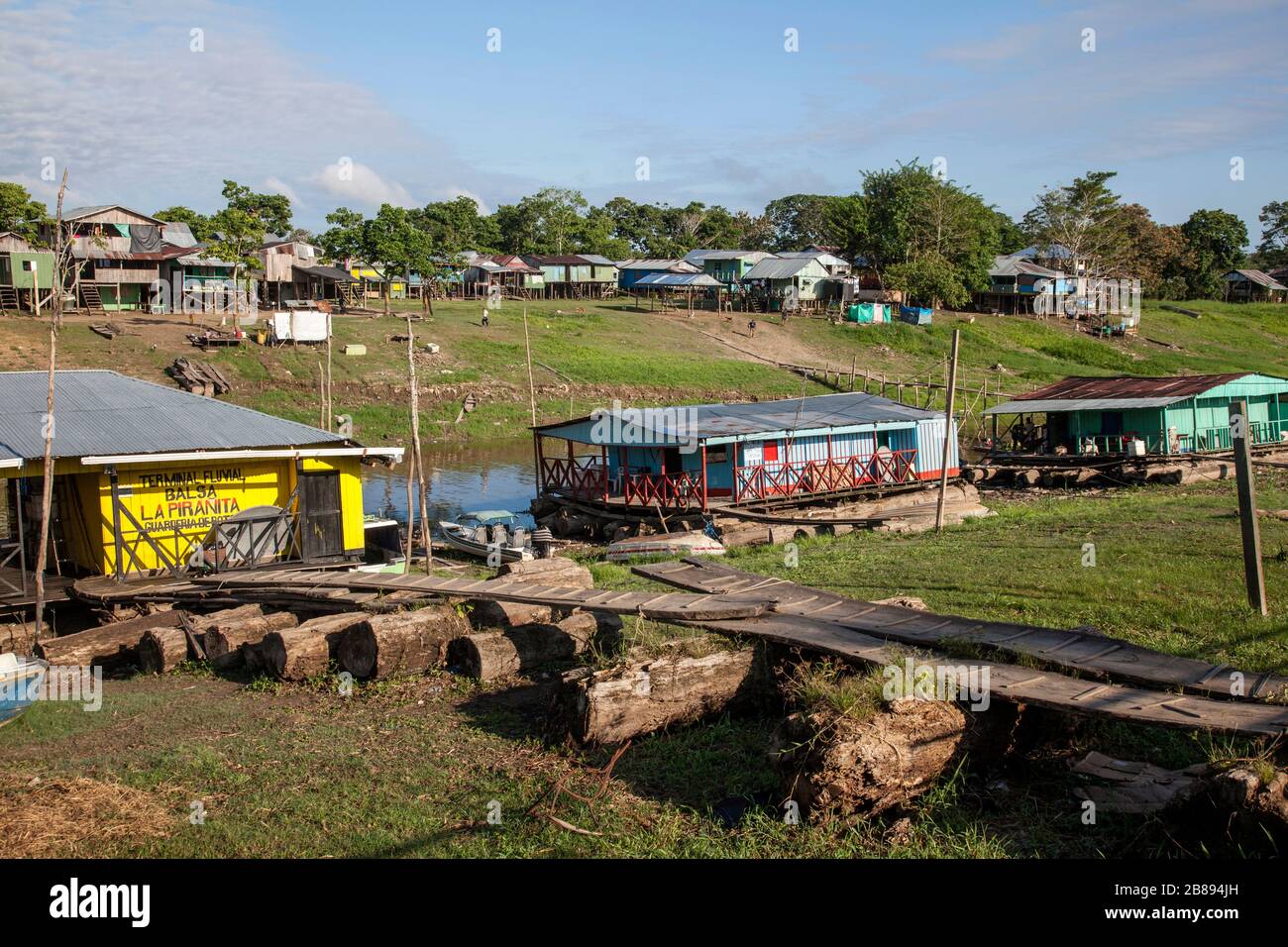 Terminal, port, Leticia Amazon, Rain Forest,Colombia South America