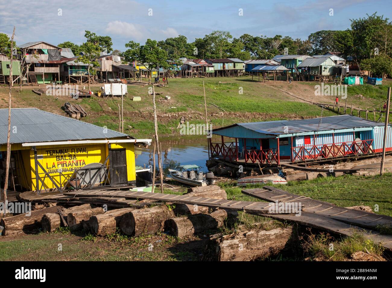 Terminal, port, Leticia Amazon, Rain Forest,Colombia South America