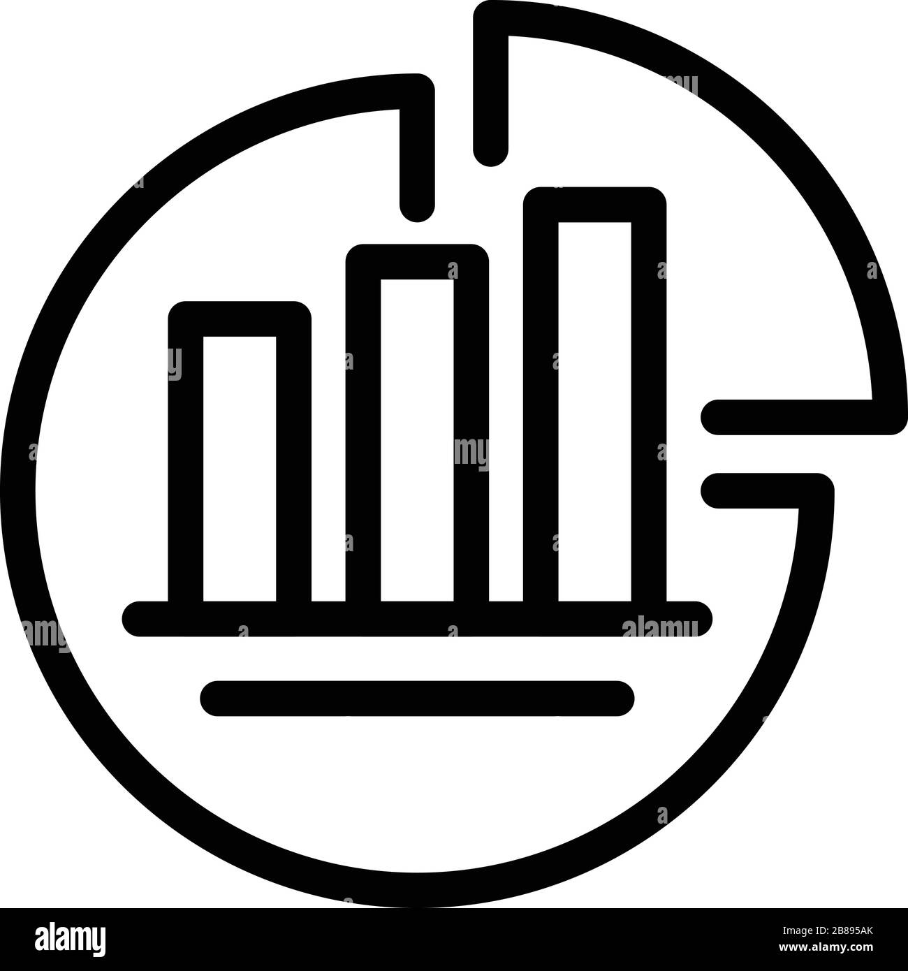 Seo pie chart icon, outline style Stock Vector Image & Art - Alamy