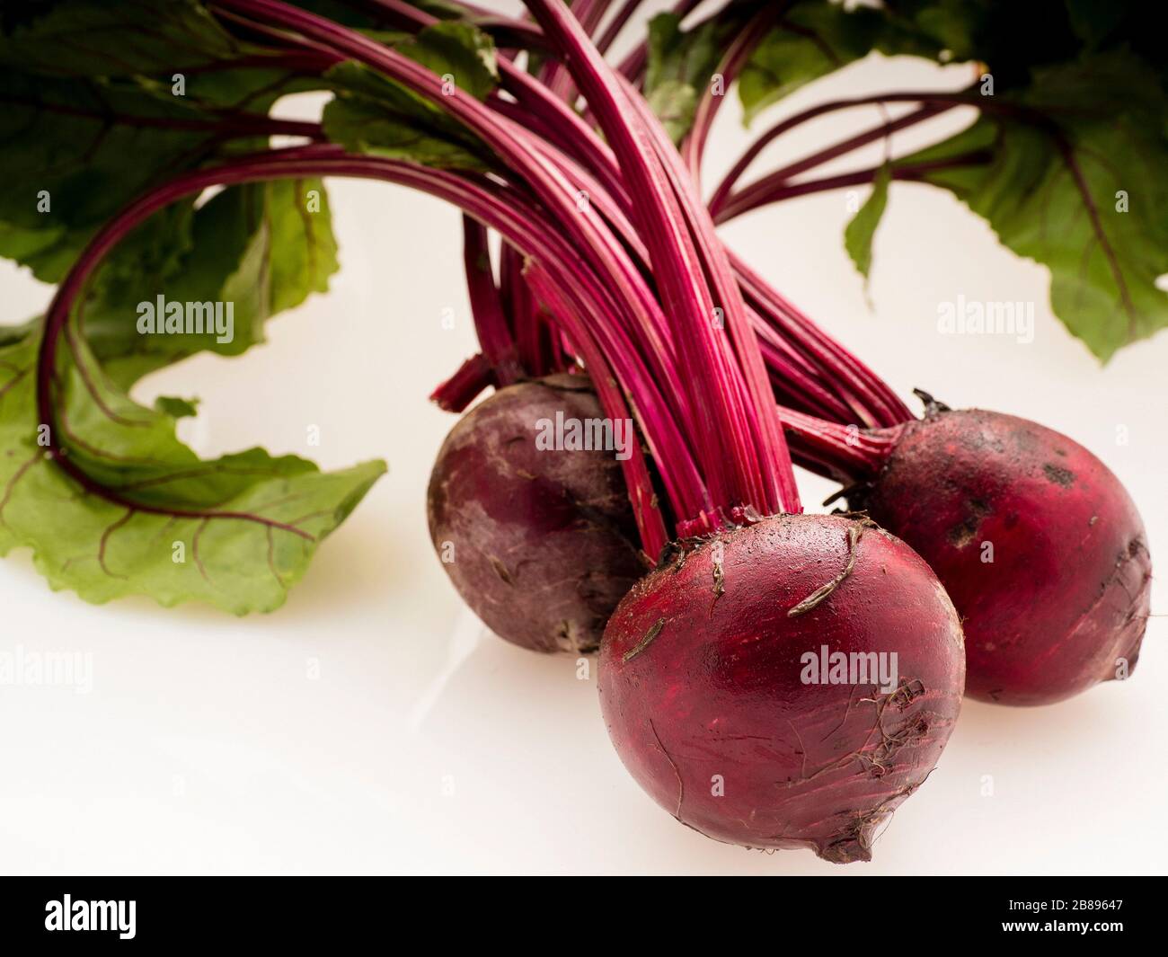 Beets and Leaves Stock Photo Alamy