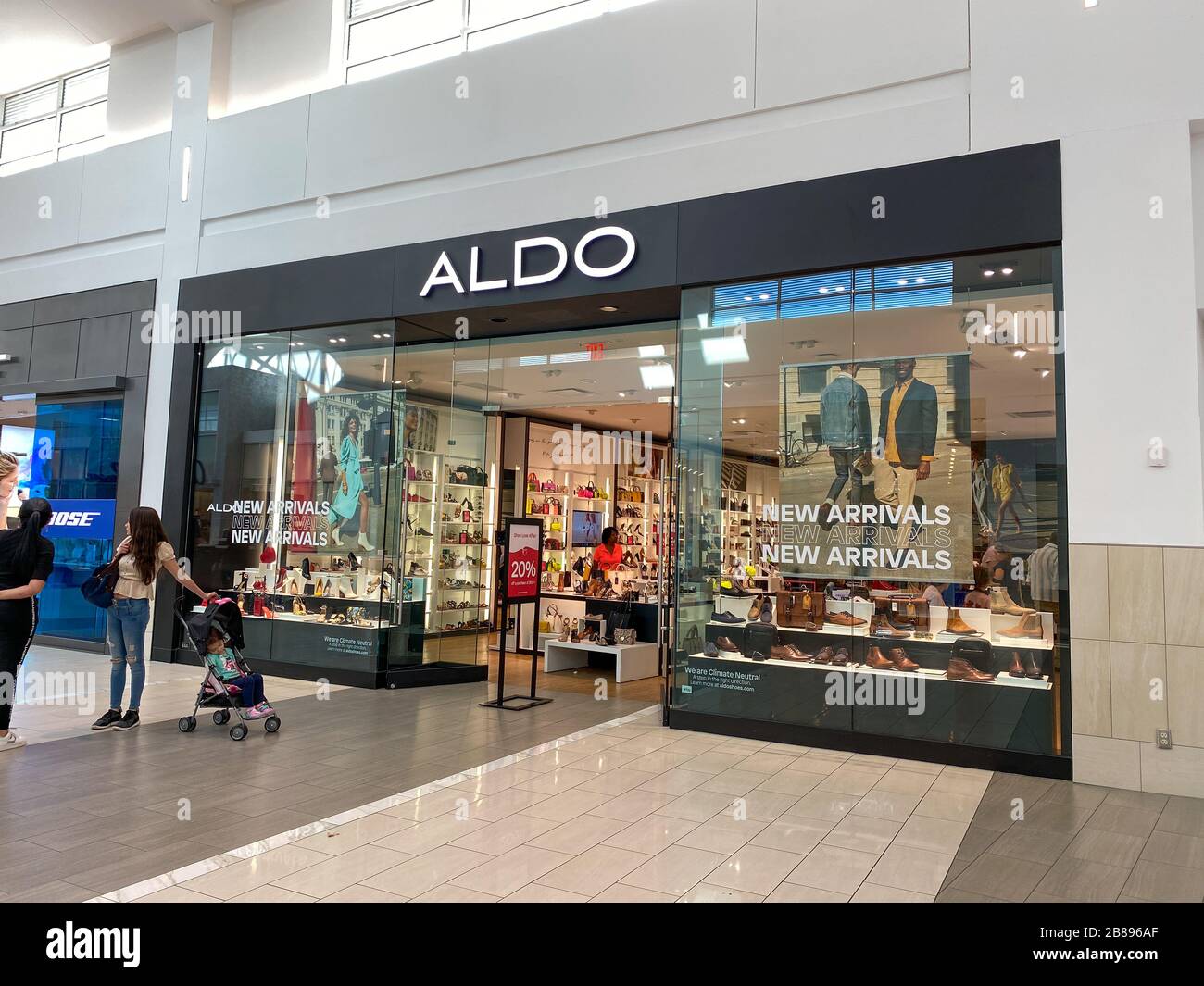 FL/USA-2/17/20: Aldo retail fashion shoes and accessories store an indoor mall in Orlando, FL Stock Photo - Alamy