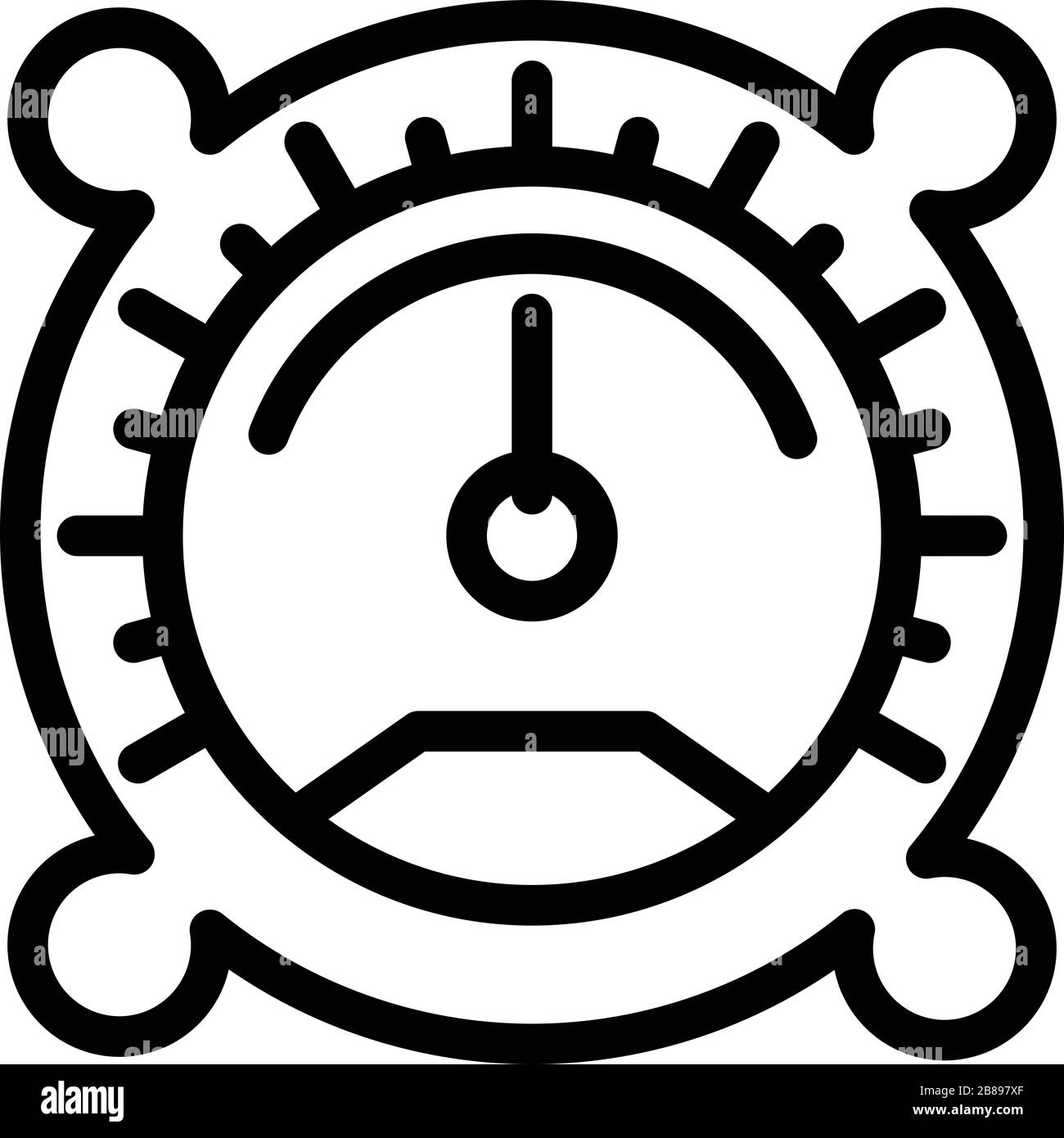 Barometer icon, outline style Stock Vector Image & Art Alamy