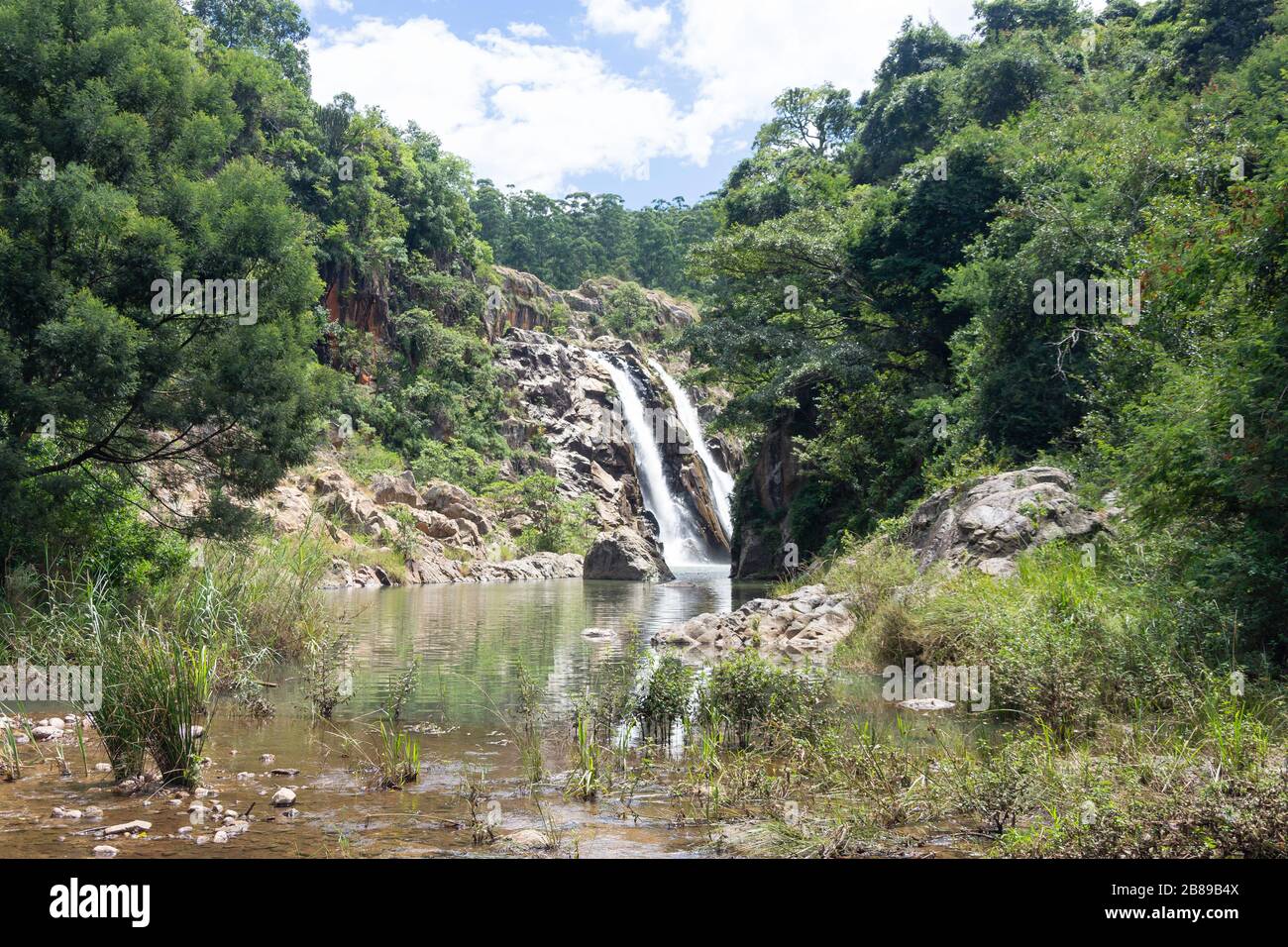 Mantenga Falls, Mantenga Nature Reserve, Lobamba, Ezulwini Valley, Kingdom of Eswatini (Swaziland) Stock Photo