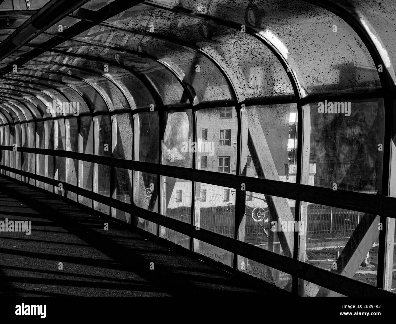 Tony Carter Cycle Bridge, Cambridge, England UK. The world's longest ...