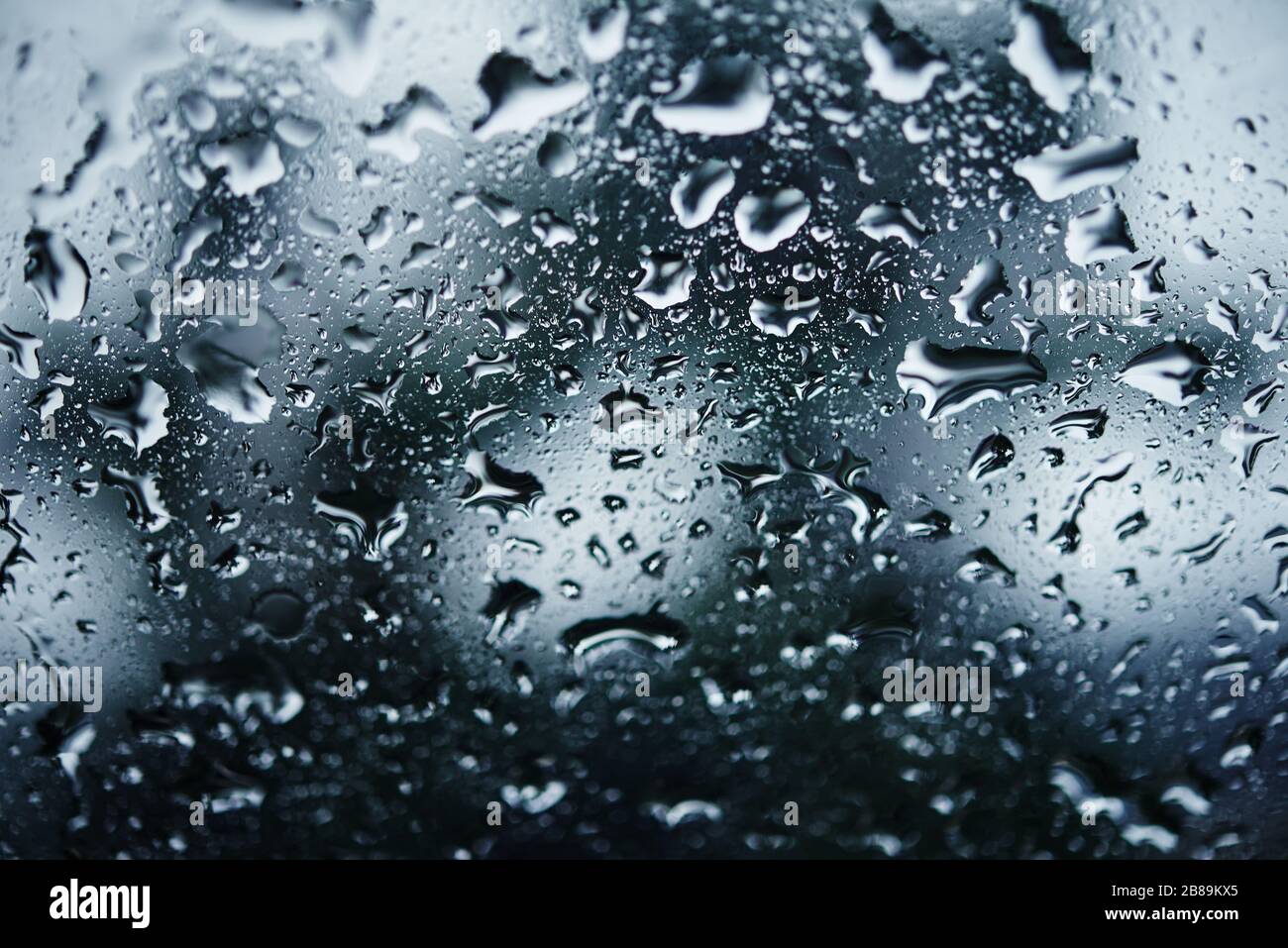 see through the glass and drops on a rainy day Stock Photo - Alamy