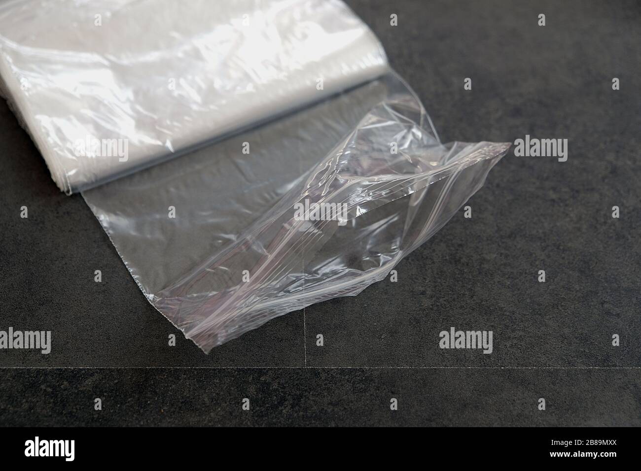 Plastic Bag With Lock Stock Photo - Download Image Now - Freezer