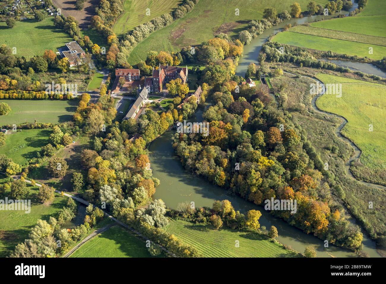 Former moated castle hi-res stock photography and images - Alamy