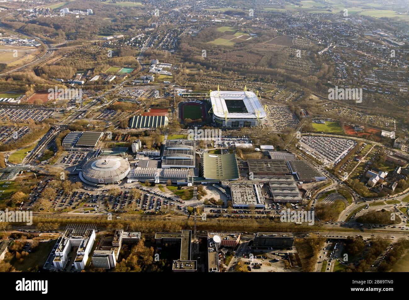 Rote erde stadium at signal iduna park soccer stadium hi-res stock ...
