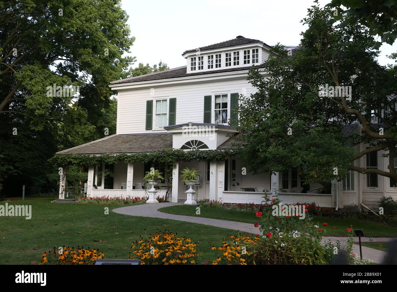 Historic Eldon House Museum in London Ontario Canada Stock Photo Alamy