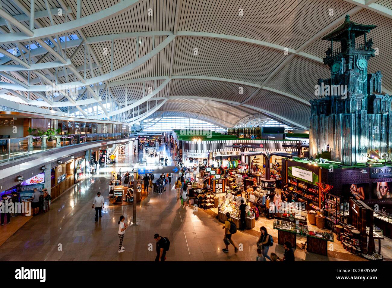 Ngurah Rai (Denpasar) International Airport, Bali, Indonesia Stock