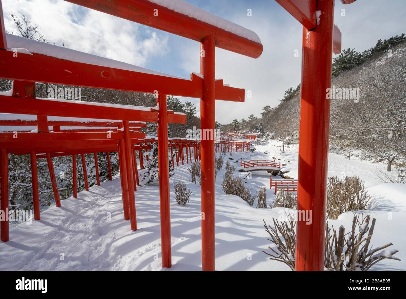 Takayama Inari Shrine Aomori Japan Stock Photo - Alamy