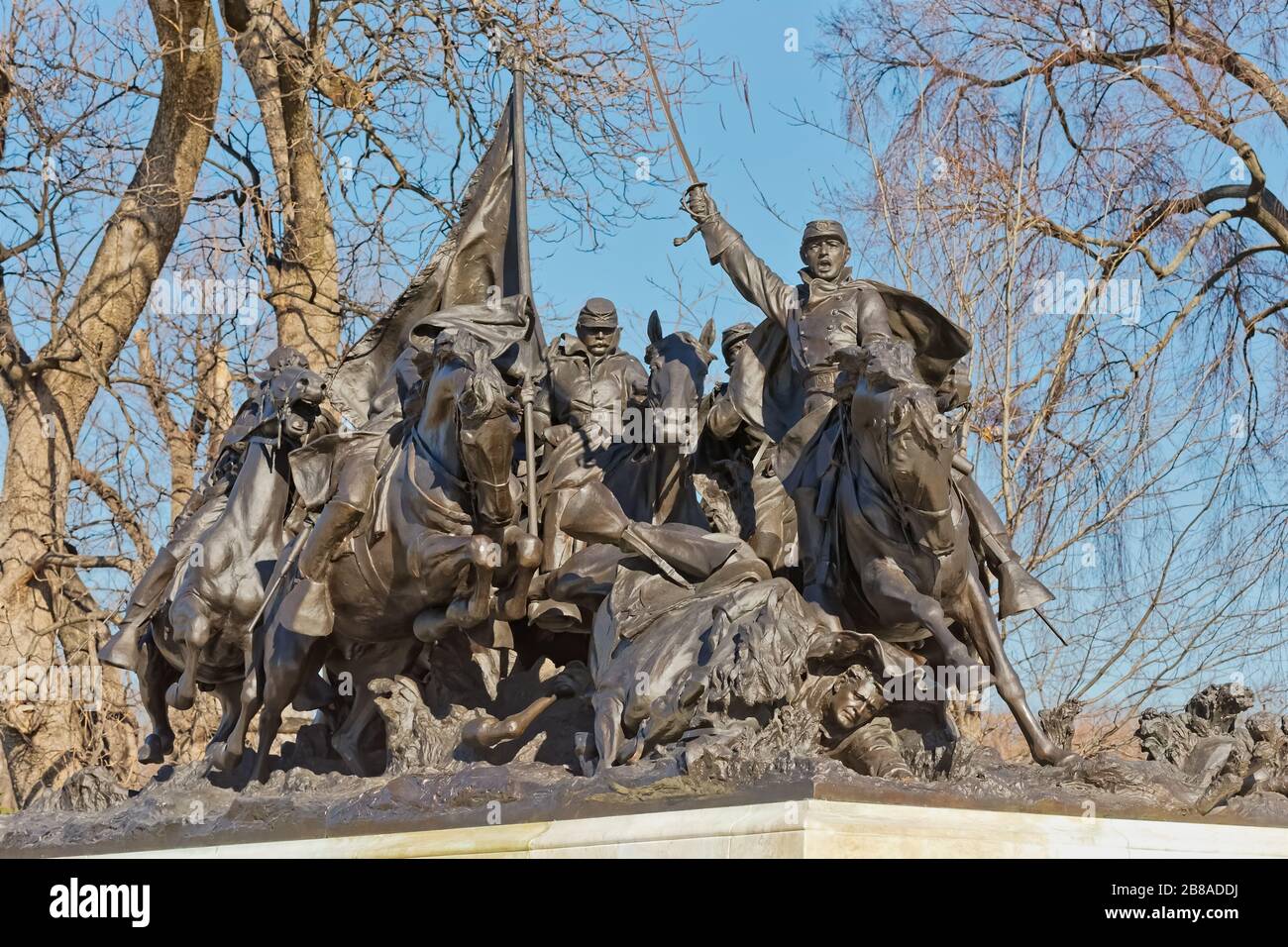 Cavalry Charge Statue Civil War Memorial Washington DC Stock Photo Alamy