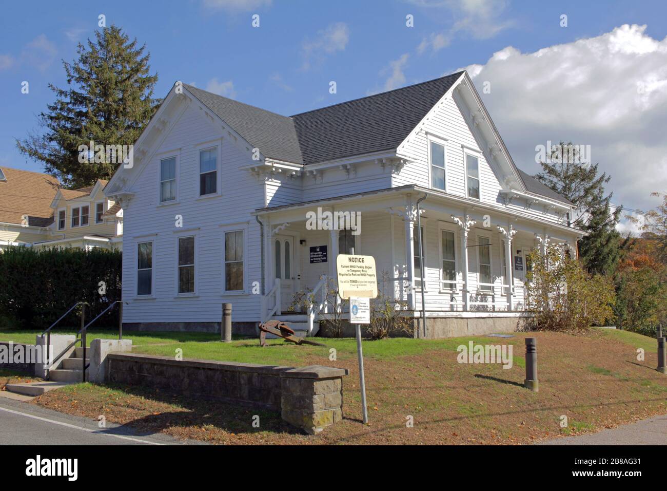 Woods Hole Oceanographic Institute building, Woods Hole, Massachusetts, USA Stock Photo