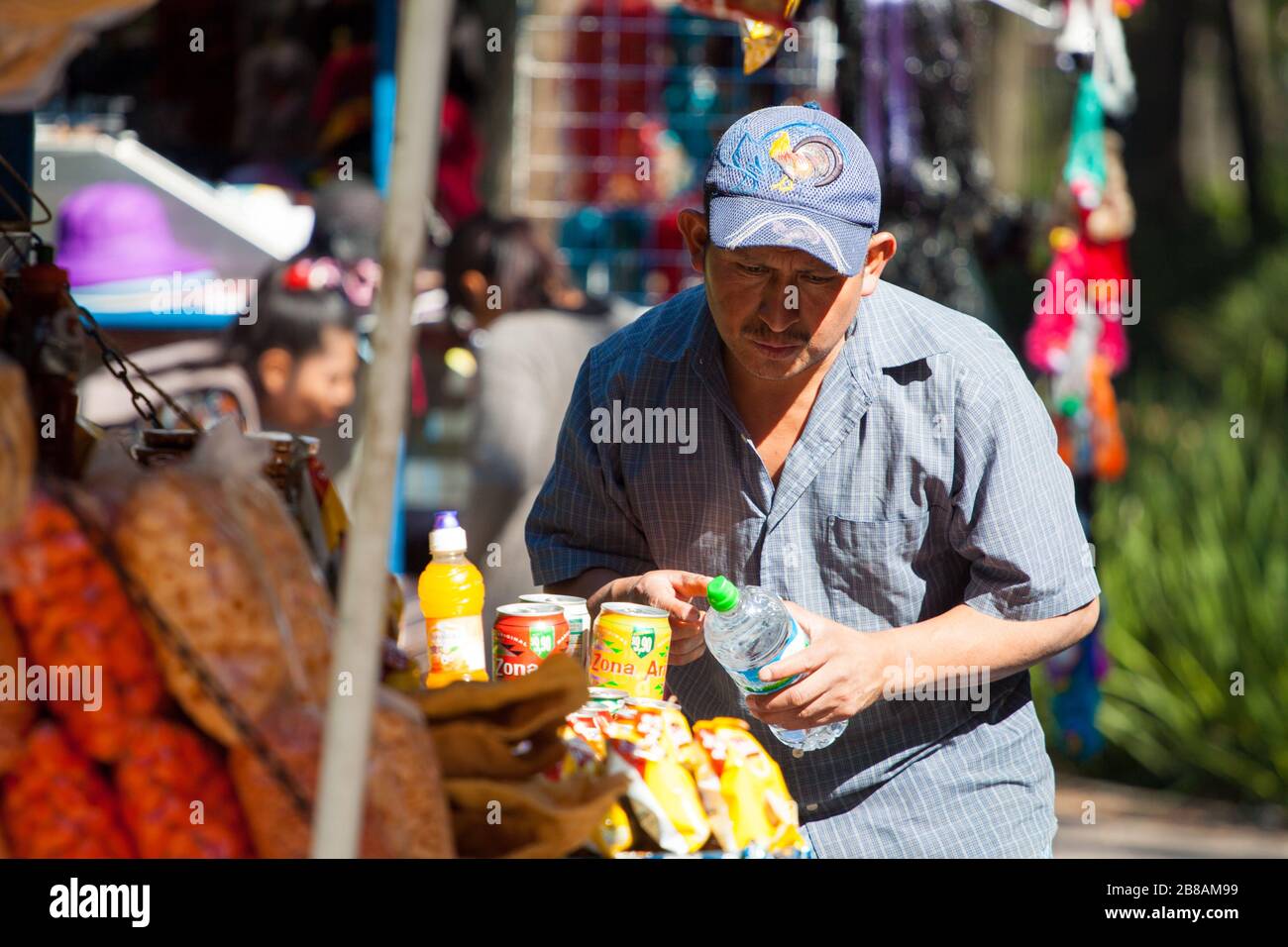 Market life in Mexico City Stock Photo