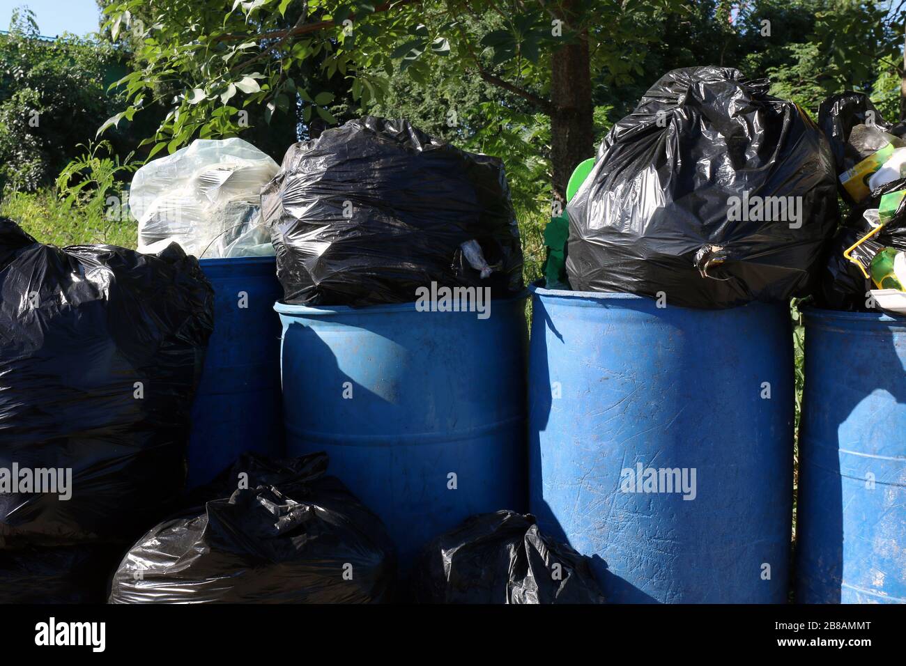 bin, garbage bags, full bins waste plastic bags, garbage bag black full