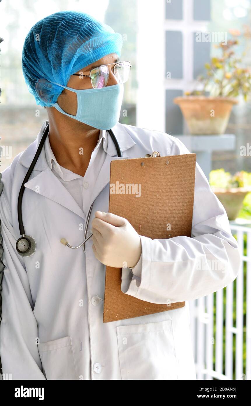 Young asian doctor in uniform hi-res stock photography and images - Alamy