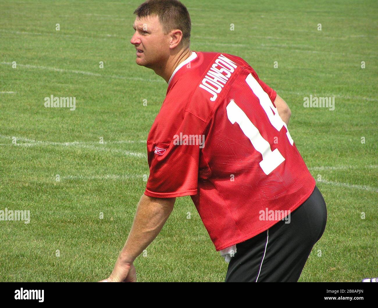 "English Picture I took of Brad Johnson at the Minnesota Vikings