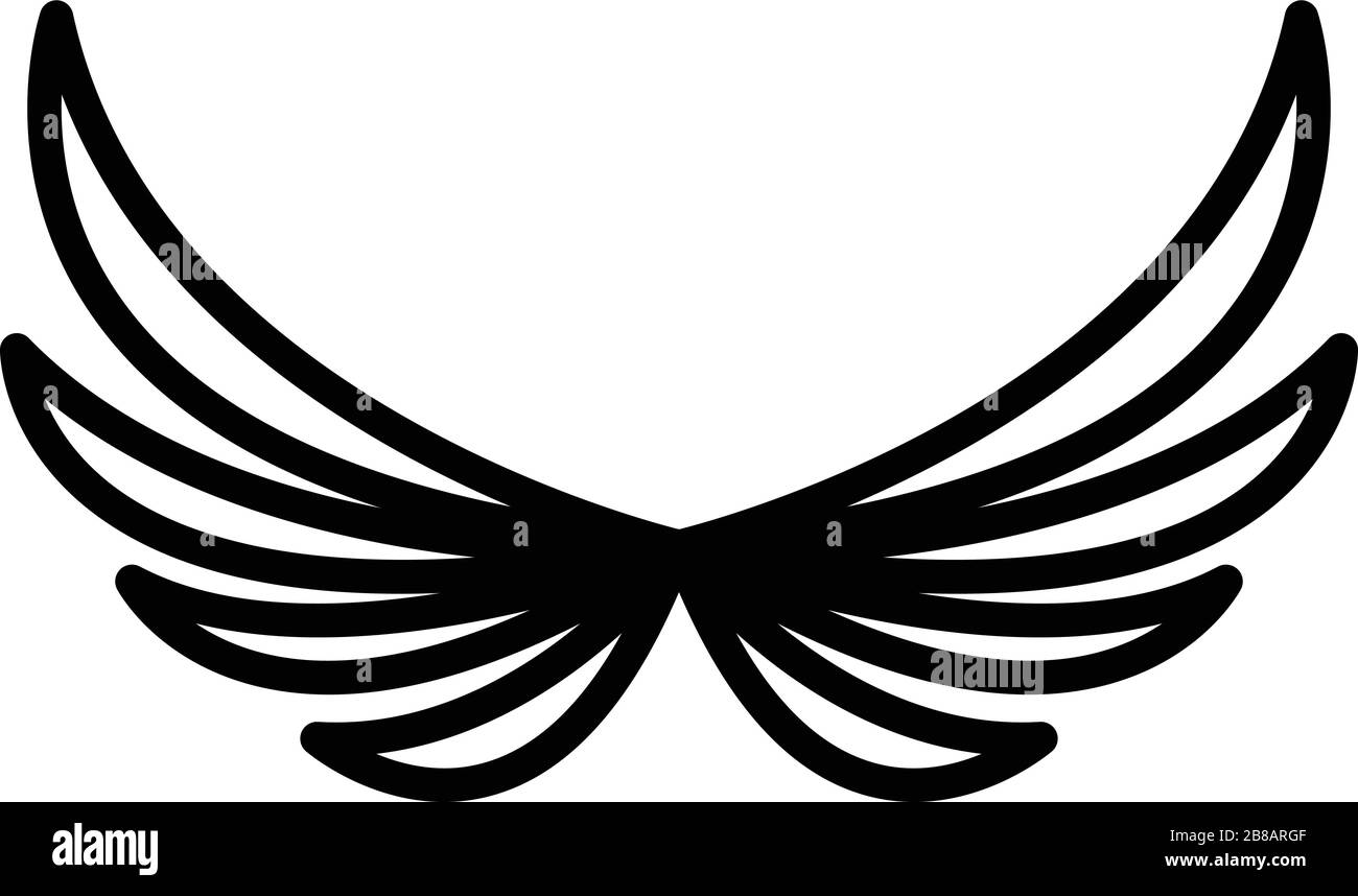 Falcon wings icon, outline style Stock Vector Image & Art Alamy