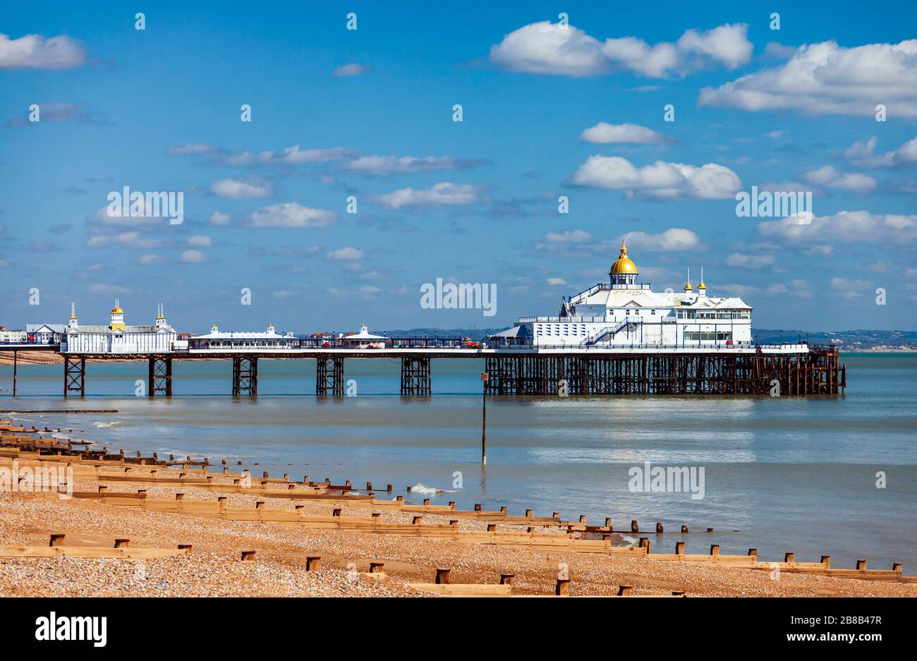 Eastbourne Pier, Eastbourne, East Sussex, England, UK. Stock Photo