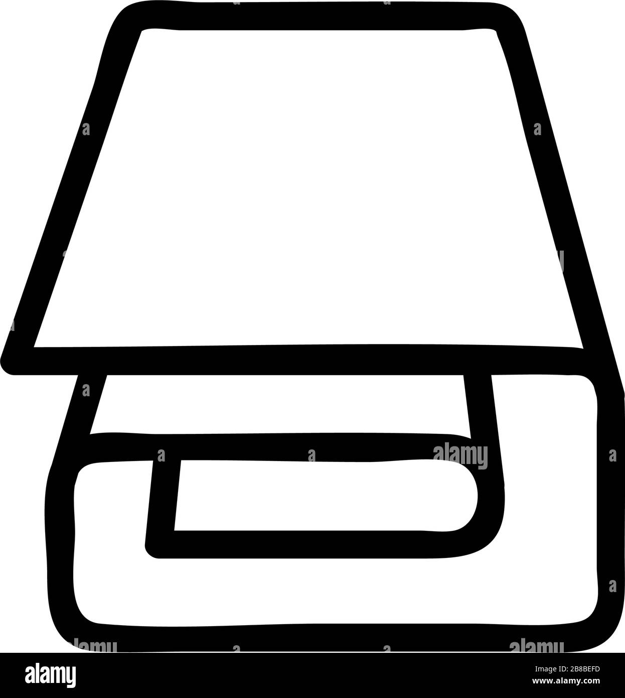 paper roll icon vector outline illustration Stock Vector Image & Art