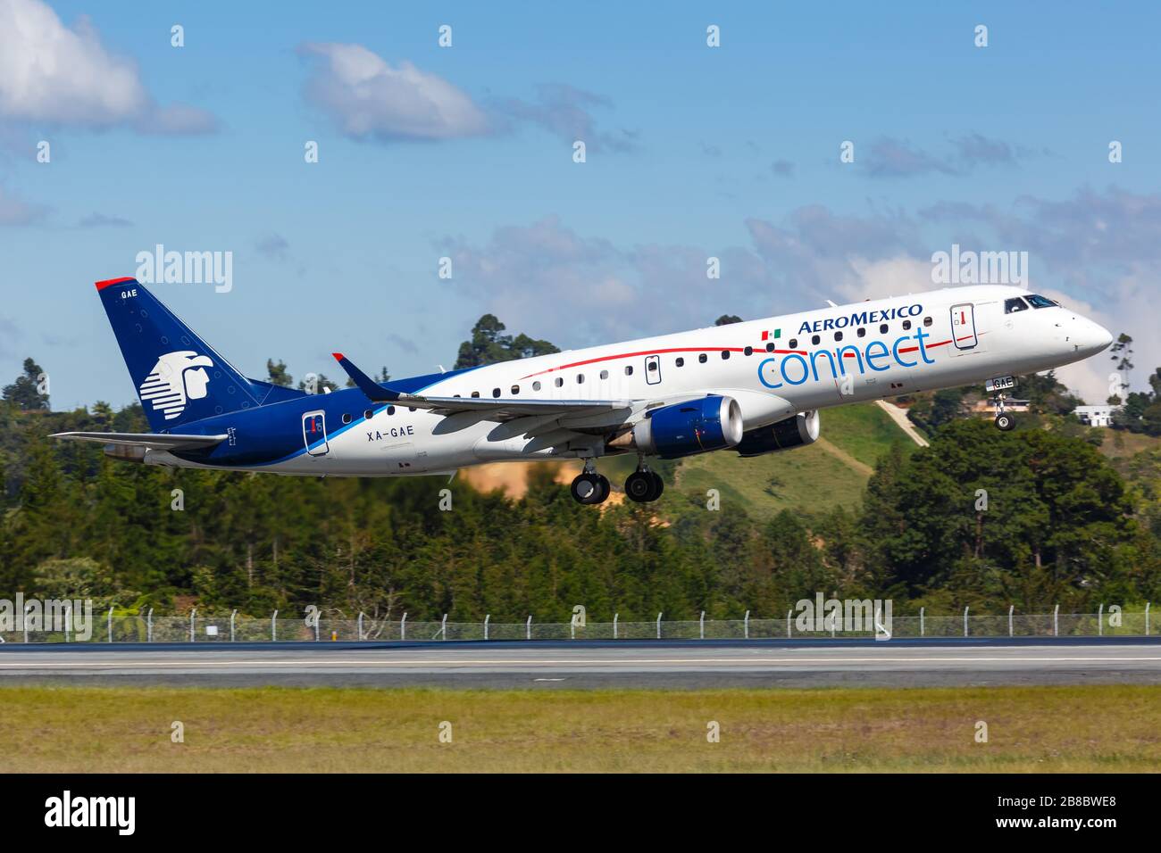 Medellin Colombia January 26 2019 Aeromexico Connect Embraer