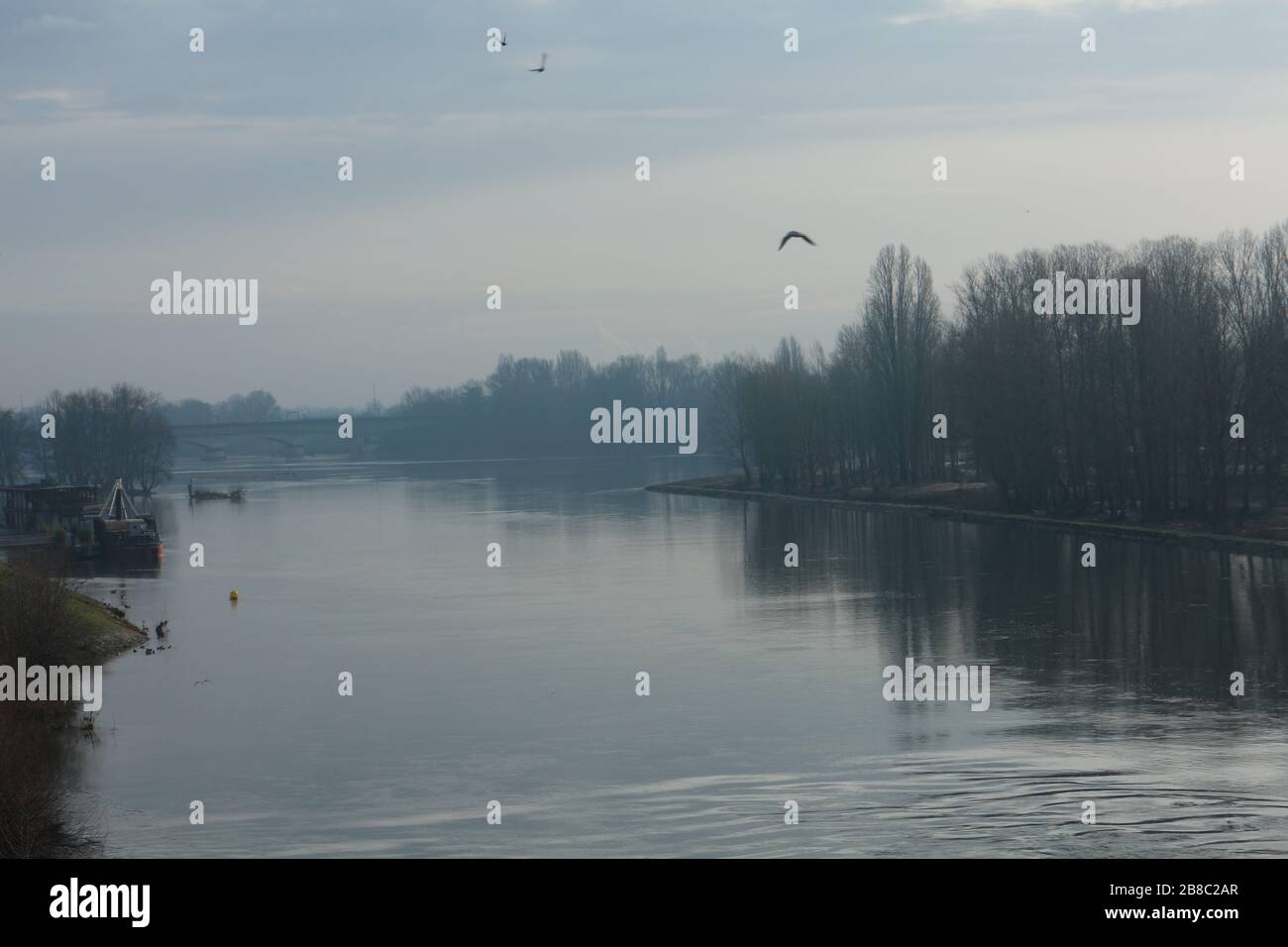 Loire river Orléans CentreVal de Loire Loiret France Stock