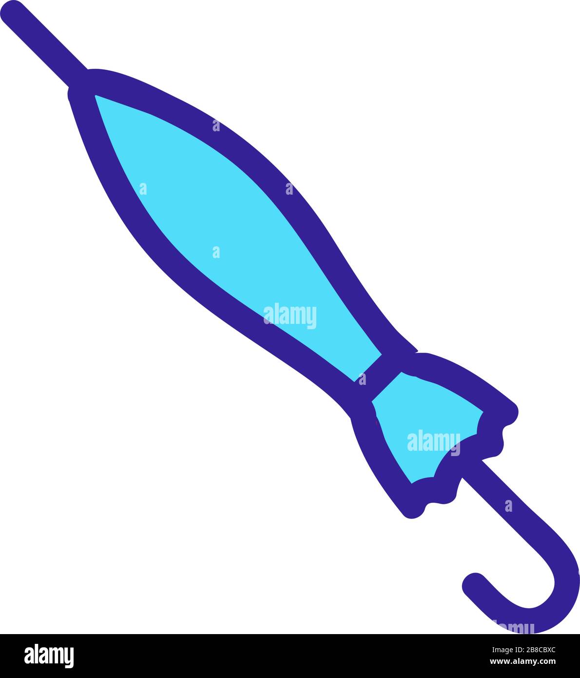 classic umbrella icon vector outline illustration Stock Vector Image ...