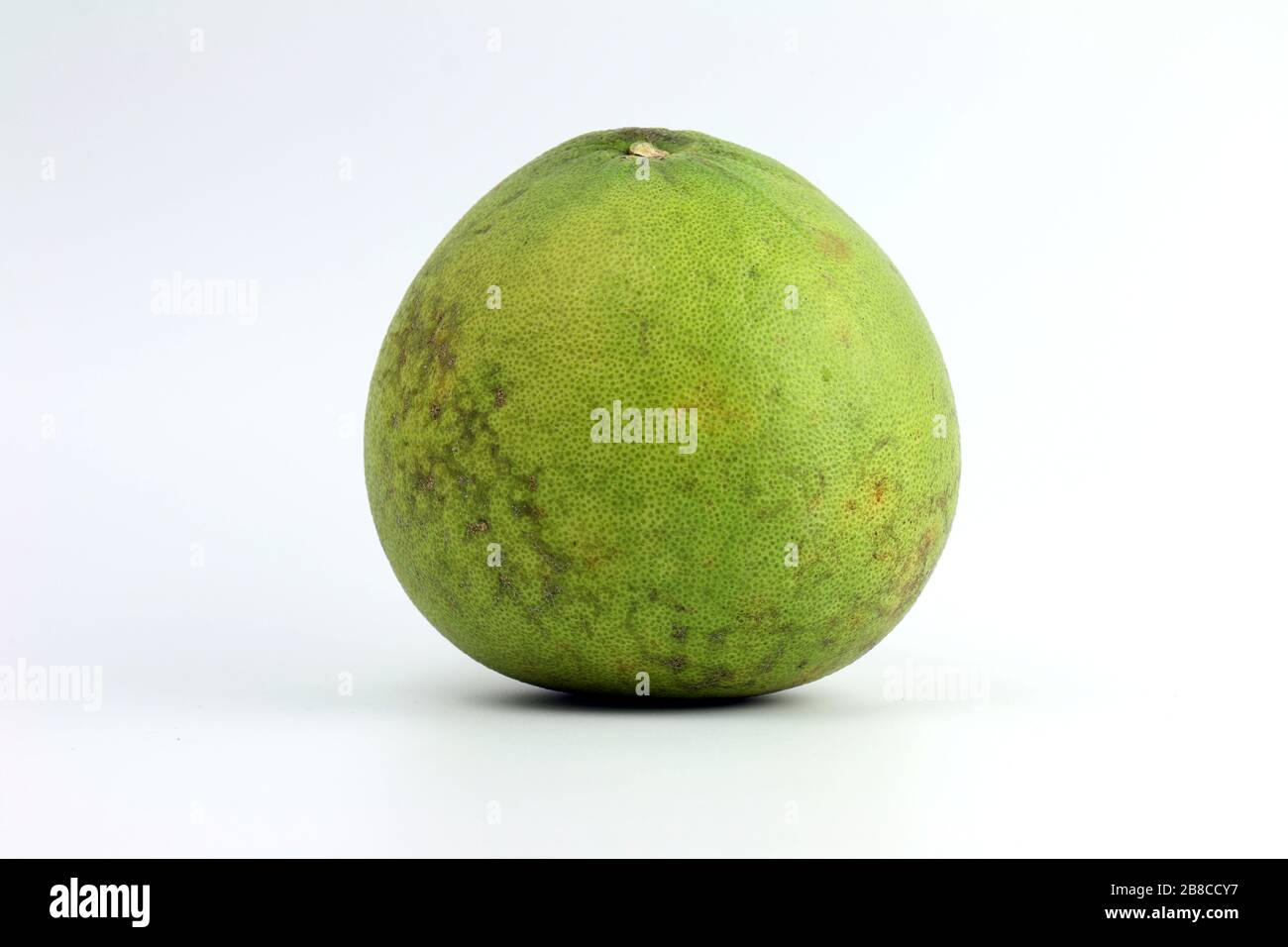 pomelo, green pomelo fruit grapefruit peel rotten isolated on white background Stock Photo