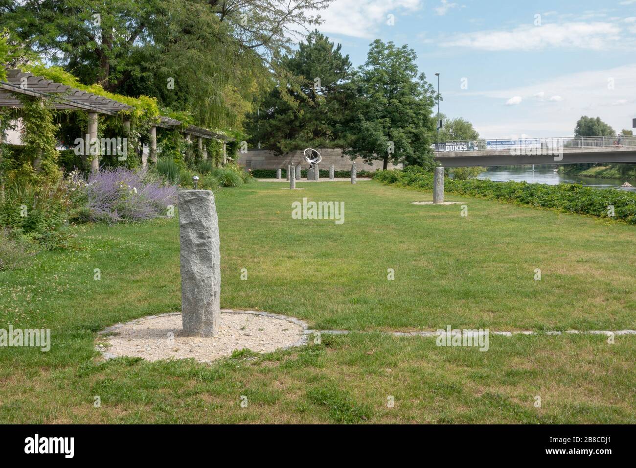 The Astronomiepark Ingolstadt (Ingolstadt Astronomy Park) in Ingolstadt, Bavaria, Germany. Stock Photo