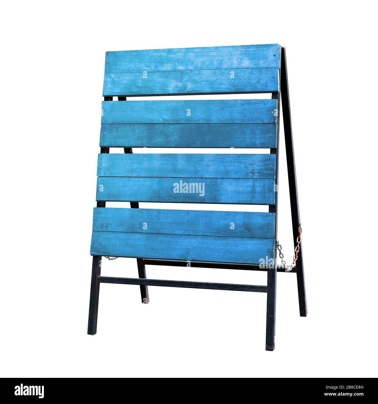 Wood sign board, Wood stick sign panel, Wooden Blue sign board flooring